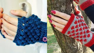 TOP 50 NEWEST VERSION OF MOST LIKELY EASY TRENDY CROCHET FINGERLESS GLOVE PATTERN DIY PROJECTS [upl. by Latsyek393]