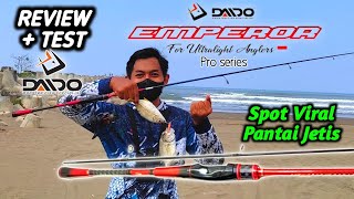 🔴Review  Tes Langsung ROD DAIDO EMPEROR PROSERIES 702 UL  Casting GT Di Borderan Jetis Spot Viral [upl. by Anaed375]