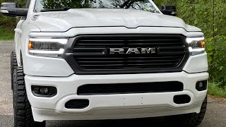 2021 Ram 1500 57 Hemi B2 Fabrication Resonator Delete kit w5” Black Tips [upl. by Delastre]