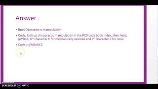 ICD10PCS Chiropractic Section Coding Practice [upl. by Annirok]