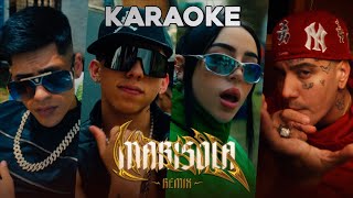 MARISOLA REMIX  CRIS MJ x STANDLY x NICKI NICOLE x DUKI KARAOKE [upl. by Atikan390]