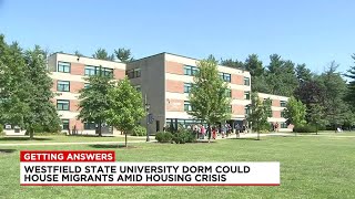 Westfield State students movein as migrant housing crisis continues [upl. by Oizirbaf553]