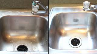 Clean Stainless Steel Sinks Instantly [upl. by Niwde]