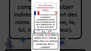 Les Pronoms Compléments dObjet Indirect apprendrelefrançais apprendrelefrancais grammaire [upl. by Sally814]