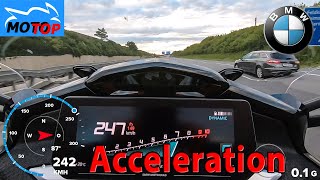 BMW K1600GT 2023  ACCELERATION  Gopro GPS and DRAGY measured [upl. by Eiromem]