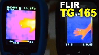 Câmera térmica FLIR TG165  Comparativo [upl. by Eel]