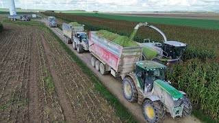 Ensilage XXL de Sorgho 🤩  NOUVEAU FENDT 728 Joskin Drakkar neuf   de 3000 chevaux réunis [upl. by Erl]