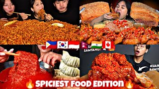 INTERNATIONAL SPICY MUKBANG COMPILATION🌶️🥵🔥🔥 [upl. by Eugene]