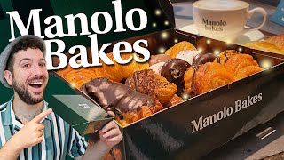 ¡COMIENDO TODOS LOS MANOLITOS Probando MANOLO BAKES por primera vez pido todos los croissants [upl. by Sidras601]