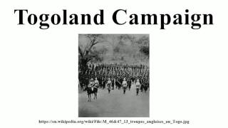 Togoland Campaign [upl. by Sugar]