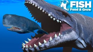 PLAYING AS THE MOSASAUR  Fish Feed Grow [upl. by Raynold408]