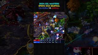 Oliveira vs Serral  Semifinal ESL SC2 Masters Spring 2024 Shorts Starcraft Highlight 11 [upl. by Rehtae]