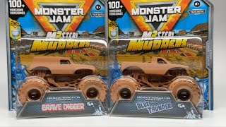 SPIN MASTER MONSTER JAM MYSTERY MUDDERS  SERIES 1  REVIEW 1 [upl. by Nithsa]