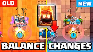 ¡VUELVEN LOS CAMBIOS DE BALANCE SEPTIEMBRE 2021  Clash Royale [upl. by Enitsirhk]