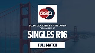 A PARRILLA VS E PORTILLO  SINGLES R16  2024 GOLDEN STATE OPEN [upl. by Reitman789]