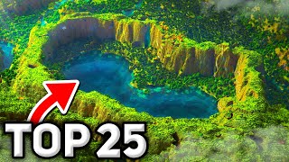 TOP 25 BEST NEW SEEDS For BUILDING In MINECRAFT 121 Bedrock amp Java [upl. by Kcod]