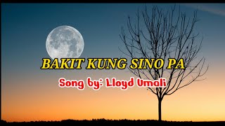 BAKIT KUNG SINO PA  lyrics [upl. by Fanchan70]