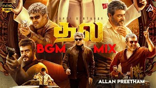 2020 Thala Mass BGM Mashup  Allan Preetham  Thala Birthday Special Mashup [upl. by Connett]