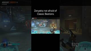 Zenyatta vs Classic Bastions gaming overwatch2 [upl. by Roddie993]