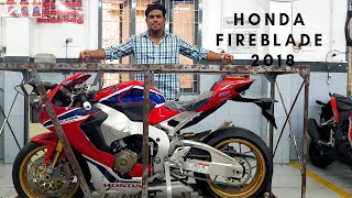 Unboxing a Honda Fireblade CBR1000RR SP 2018  Stock Exhaust Note [upl. by Dinsdale]