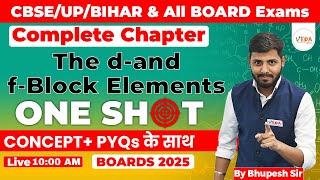 d And f Block Elements  One Shot  Class 12  Chapter4  CHEMISTRY  By BHUPESH SIR [upl. by Otanutrof]