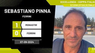 Sebastiano Pinna allenatore Ferrini 07092024  Diario Sportivo [upl. by Fitzpatrick848]