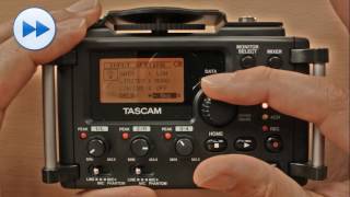 Tascam DR 60 Video Tutorial Guide to menus and set up [upl. by Teews]