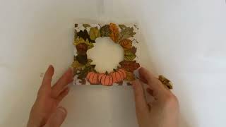 PAPERCRAFT SOCIETY BOX 48  Let’s make an autumn wreath card papercraftsociety [upl. by Washington]