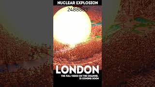 Nuclear War Simulation  London vs Russia [upl. by Justen]