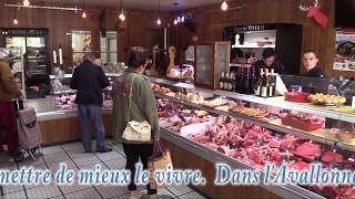 La réouverture du marché dAvallon 89 [upl. by Notla]