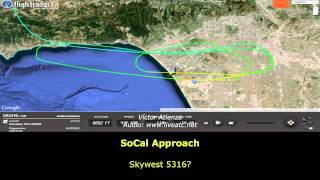 REAL ATC Skywest BELLY LANDING at LAX [upl. by Akirahs]