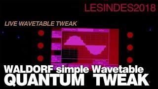 WALDORF QUANTUM  TWEAKS of a SIMPLE WAVETABLE [upl. by Jasisa]