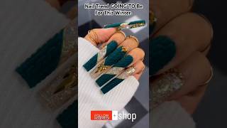 Tonal Sweater Manicure nailart nailtutorial nailathome nailinspo shortsfeed [upl. by Roybn971]