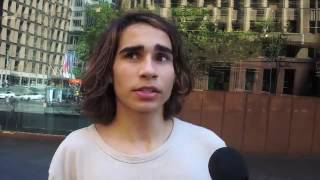 The X Factor  Australia winner Isaiah Firebrace outside our newsroom Congrats on last nights win [upl. by Ellesig]