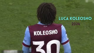 Luca Koleosho is the FUTURE of Burnley and Italy [upl. by Neoma72]