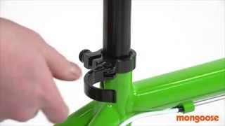 Mongoose Assembly Guide  Quick Release Seat Post [upl. by Nwahsav]