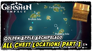 Golden Apple Archipelago ALL Chest Locations Part 1  Genshin Impact 28 [upl. by Ja39]