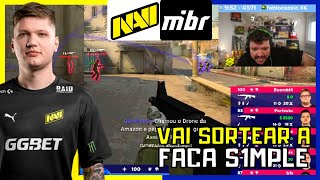 MIBR vs NAVI Mapa Dust 2  MD1 BLAST Premier  Gaules Apoka mch e Liminha [upl. by Myrwyn660]