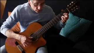 Largo de lhiver Vivaldi Arrangement guitare classique Philippe Barrilliez [upl. by Barbee]