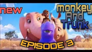 MONKEY and Trunk cartoon in hindi। new episode in hindi । big episode। [upl. by Solokin393]