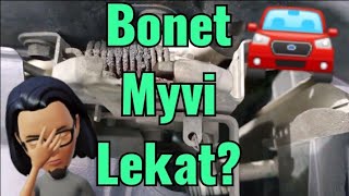 Cara Buka Bonet Myvi Yang Tersangkut  Rutin Pemeriksaan Asas [upl. by Om]