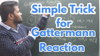 GATTERMANN REACTION  HALOALKANES AND HALOARENES  ORGANIC CHEMISTRY TRICKS  Bharat Panchal Sir [upl. by Lemmy]