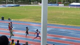 12 yr old Noel Devine 116 100 meter dash [upl. by Aneer]