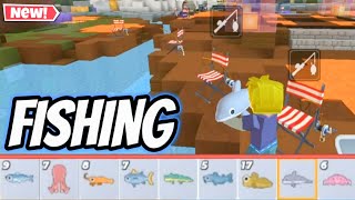 New quotFISHING UPDATEquot In Skyblock Blockman Go [upl. by Eletnahc543]