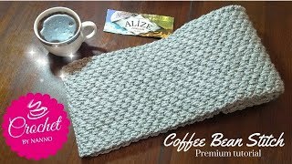 How to Crochet A Scarf For MEN 1 EXCLUSIVE✨ STITCH ☕THE CROCHET SHOP by NANNO [upl. by Gare]