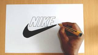 How to Draw the Nike Logo [upl. by Sokil450]