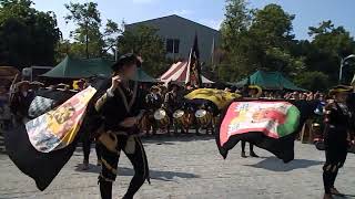 Mittelalterfest Hainburg 2023 Fanfarenzug [upl. by Adamo101]