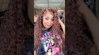 🔥 Get Gorgeous With This Curly Lace Front Wig Install Curly edges wig review wigtutorial shorts [upl. by Senilec539]