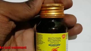 Becadexamin capsules in tamil பயன்பாடுகள் பக்க விளைவுகளை விமர்சனங்கள் முன்னெச்சரிக்கைகள் [upl. by Anyela]