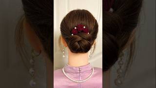 Quick and easy hairstyle viralvideo hairstyle shortvideo easyhairstyles hair shorts [upl. by Harras]